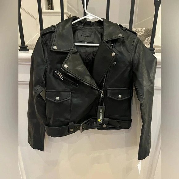 NWT BLANK NYC Faux Leather Moto Jacket - Picture 5 of 8